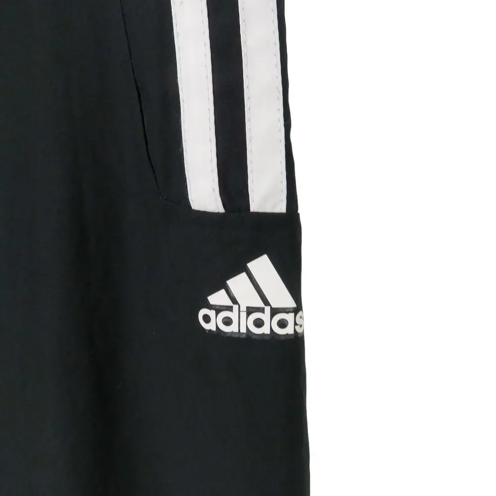 Adidas Women's Sereno Pants Black Triple Stripe Track Pants Small 360 Pants